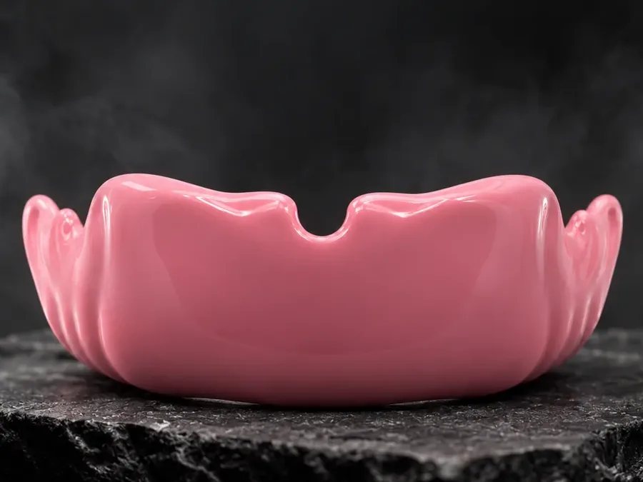 Pink Essential Guard with a plain solid finish